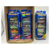 (3)  5 CAR HOT WHEELS GIFT PACKS