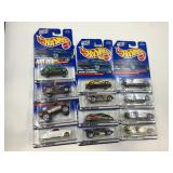 LOT OF 12 HOT WHEELS CARS IN ORIGINAL PACKAGE