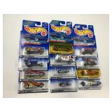 LOT OF 12 HOT WHEELS CARS IN ORIGINAL PACKAGE