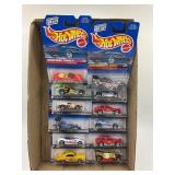 LOT OF 12 HOT WHEELS CARS IN ORIGINAL PACKAGE