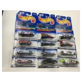 LOT OF 12 HOT WHEELS CARS IN ORIGINAL PACKAGE