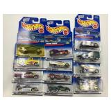 LOT OF 12 HOT WHEELS CARS IN ORIGINAL PACKAGE