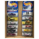LOT OF 12 HOT WHEELS CARS IN ORIGINAL PACKAGE