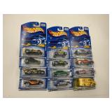 LOT OF 12 HOT WHEELS CARS IN ORIGINAL PACKAGE