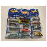 LOT OF 12 HOT WHEELS CARS IN ORIGINAL PACKAGE