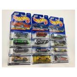 (3) SETS OF 4 HOT WHEELS CARS - FLYIN