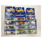 LOT OF 12 HOT WHEELS CARS IN ORIGINAL PACKAGE