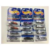 LOT OF 12 HOT WHEELS CARS IN ORIGINAL PACKAGE