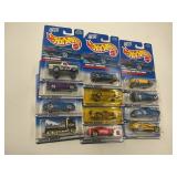 LOT OF 12 HOT WHEELS CARS IN ORIGINAL PACKAGE