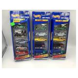 (3)  5 CAR HOT WHEELS GIFT PACKS IN ORIGINAL