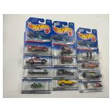 LOT OF 12 HOT WHEELS CARS IN ORIGINAL PACKAGE