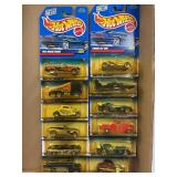 LOT OF 12 HOT WHEELS CARS IN ORIGINAL PACKAGE
