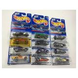 LOT OF 12 HOT WHEELS CARS IN ORIGINAL PACKAGE