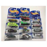 LOT OF 12 HOT WHEELS CARS IN ORIGINAL PACKAGE