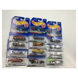 LOT OF 12 HOT WHEELS CARS IN ORIGINAL PACKAGE