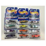 LOT OF 12 HOT WHEELS CARS IN ORIGINAL PACKAGE
