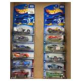 LOT OF 12 HOT WHEELS CARS IN ORIGINAL PACKAGE