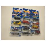 LOT OF 12 HOT WHEELS CARS IN ORIGINAL PACKAGE