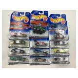 LOT OF 12 HOT WHEELS CARS IN ORIGINAL PACKAGE