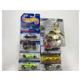 LOT OF 8 HOT WHEELS CARS IN ORIGINAL PACKAGE