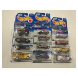 LOT OF 12 HOT WHEELS CARS IN ORIGINAL PACKAGE