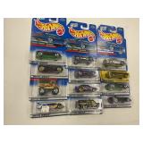 LOT OF 12 HOT WHEELS CARS IN ORIGINAL PACKAGE