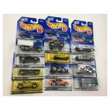 LOT OF 12 HOT WHEELS CARS IN ORIGINAL PACKAGE