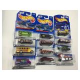 LOT OF 12 HOT WHEELS CARS IN ORIGINAL PACKAGE