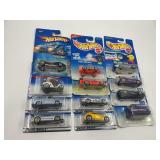 LOT OF 12 HOT WHEELS CARS IN ORIGINAL PACKAGE