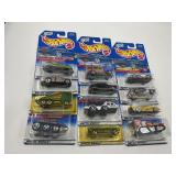 LOT OF 12 HOT WHEELS CARS IN ORIGINAL PACKAGE
