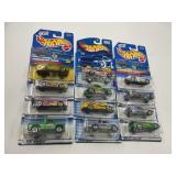 LOT OF 12 HOT WHEELS CARS IN ORIGINAL PACKAGE