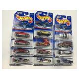 LOT OF 12 HOT WHEELS CARS IN ORIGINAL PACKAGE