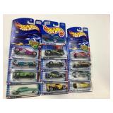 LOT OF 12 HOT WHEELS CARS IN ORIGINAL PACKAGE