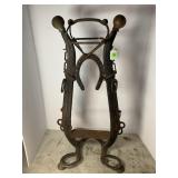 HORSE HANES HAND MADE ASHTRAY STAND - 28" TALL