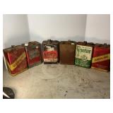 LOT OF 6 HUFFY, COLEMAN, KEYSPRAY & OTHER 1 GALLON