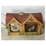 HADDON "HOME SWEET HOME" ELECTRIC WALL CLOCK -