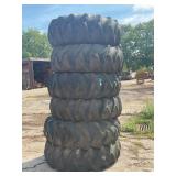 LOT OF 6 HEAVY DUTY GOODYEAR TIRES