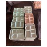 LARGE LOT OF ARROWHEAD AND SILITE PLASTIC SCHOOL