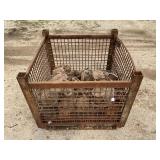 INDUSTRIAL STACKABLE METAL CRATE WITH THOR & OTHER
