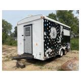 16' CONCESSION TRAILER WITH STAINLESS STEEL VICTOR