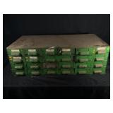 INDUSTRIAL 18 DRAWER METAL BOLT BIN - 34' X 17' X