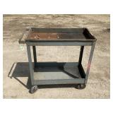 ROLL AROUND METAL SHOP CART - 31" X 16" X 32"