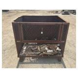 HEAVY DUTY INDUSTRIAL METAL CRATE 40" X 48" X 42"