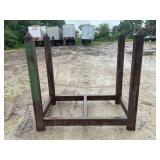 INDUSTRIAL METAL STACKABLE STORAGE RACK - 65" X