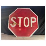 LARGE METAL STOP SIGN - 48" X 48"