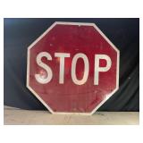 LARGE METAL STOP SIGN - 48" X 48"