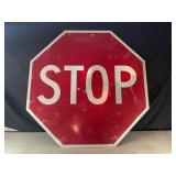 LARGE METAL STOP SIGN - 48" X 48"