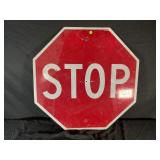 METAL STOP SIGN - 30" X 30"