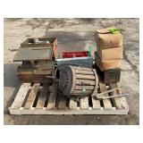 SKID OF  METAL TOOLBOXES WITH CONTENTS, STAGELIGHT