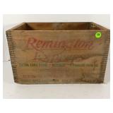 REMINGTON EXPRESS SMALL ARMS AMMUNITION WOOD CRATE